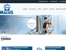 Tablet Screenshot of malus.com.br